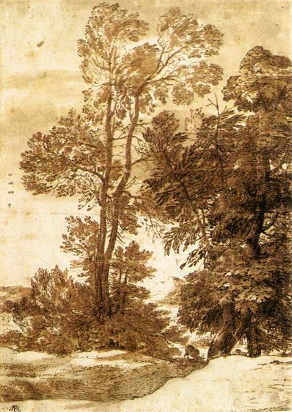 Trees, c.1669 - Claude Lorrain