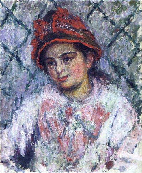 Blanche Hoschede, 1880 - Claude Monet