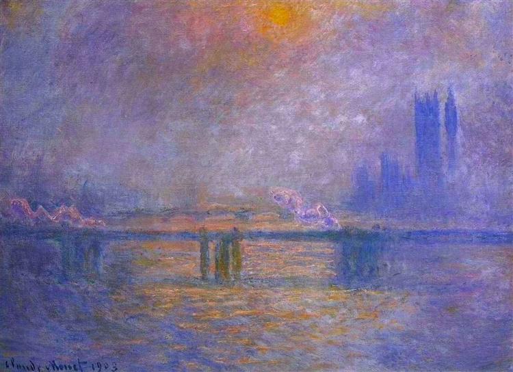 Міст Чарінг-Крос, Темза ІІ, 1903 - Клод Моне