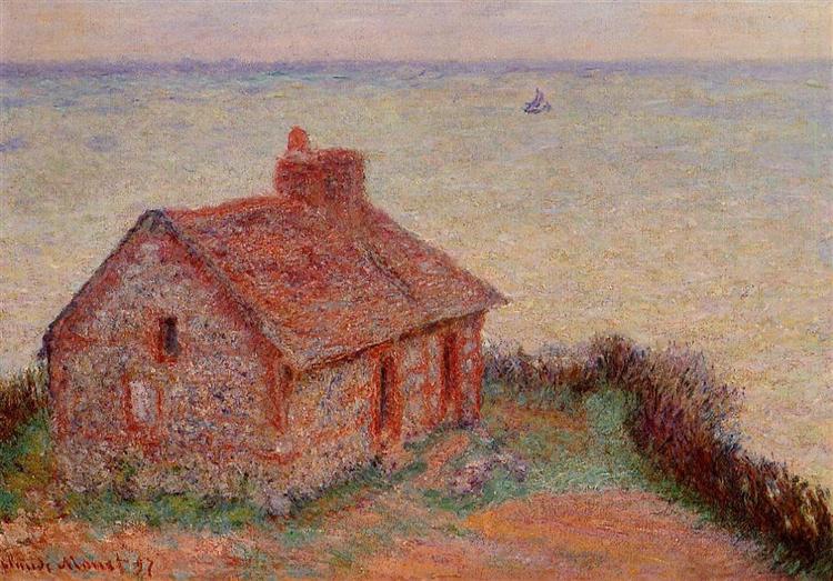 Customs House, Rose Effect, 1897 - Claude Monet