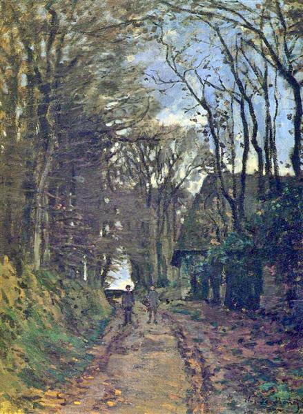 Дорога в Нормандии, 1868 - Клод Моне