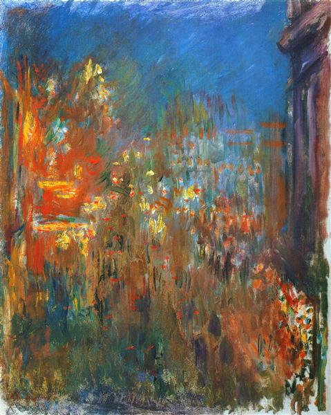 Лестер-сквер ночью, 1901 - Клод Моне