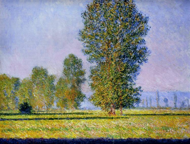 Meadow at Limetz, 1888 - 莫內