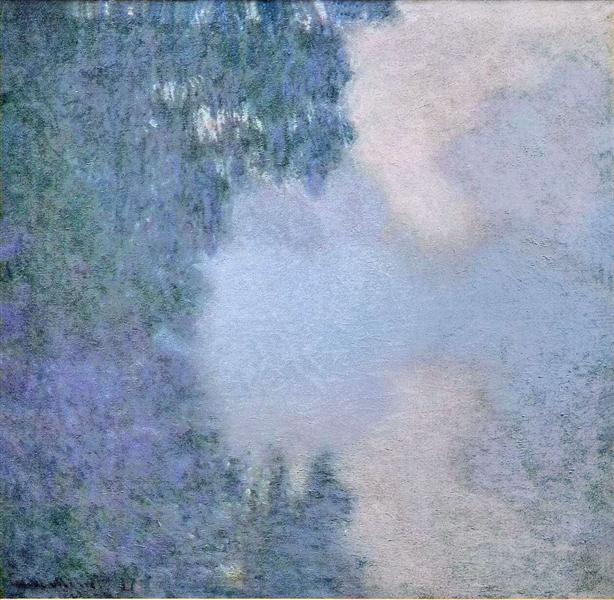 Morning on the Seine 02, 1897 - Claude Monet