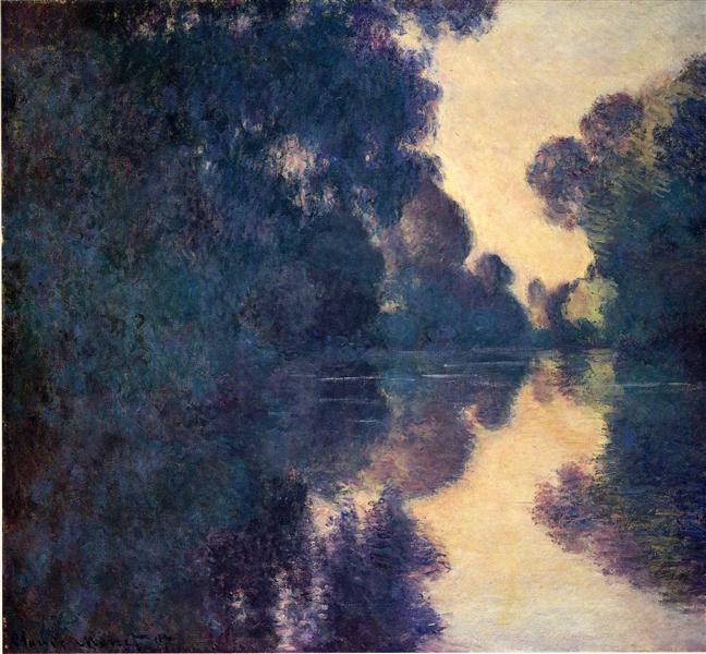 Morning on the Seine, Clear Weather, 1897 - Claude Monet