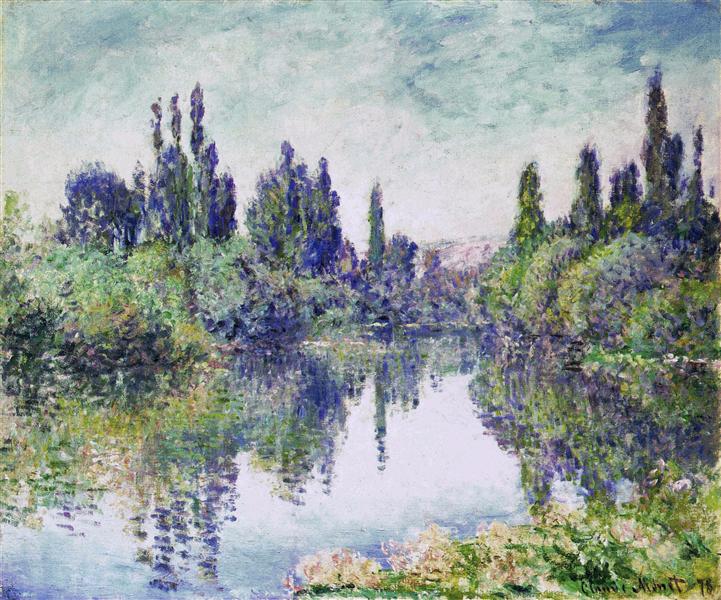 Morning on the Seine, near Vetheuil, 1878 - Claude Monet