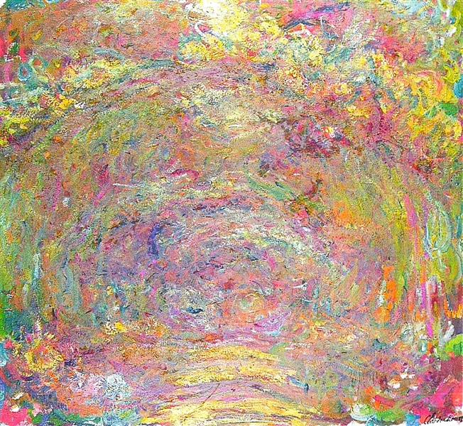 Path under the Rose Trellises, 1918 - 1924 - Клод Моне