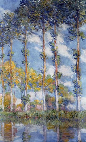 Poplars, 1891 - Claude Monet
