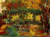 Die Japanische Fußbrücke - Claude Monet