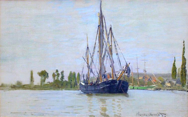 The Sailing Boat, 1871 - 莫內