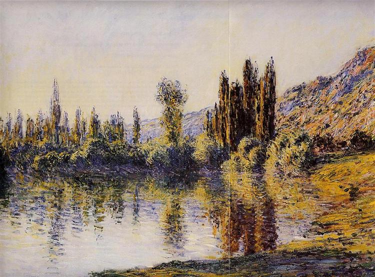 The Seine at Vetheuil, 1881 - 莫內