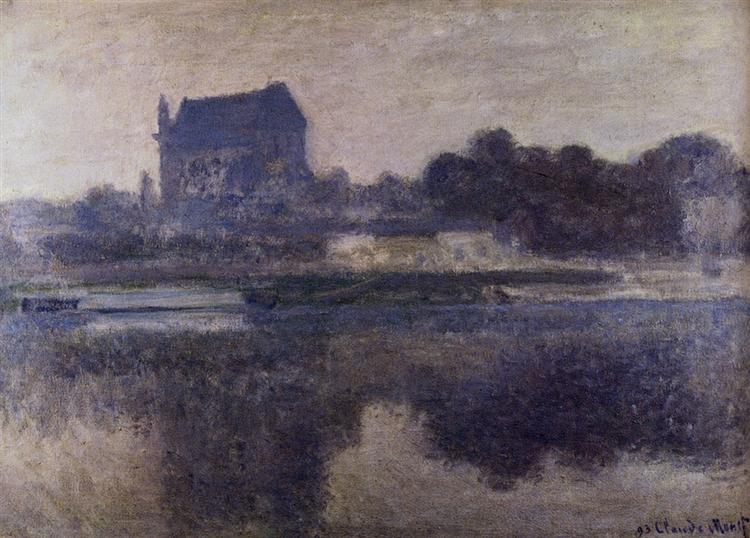 Vernon Church in Fog, 1893 - Клод Моне