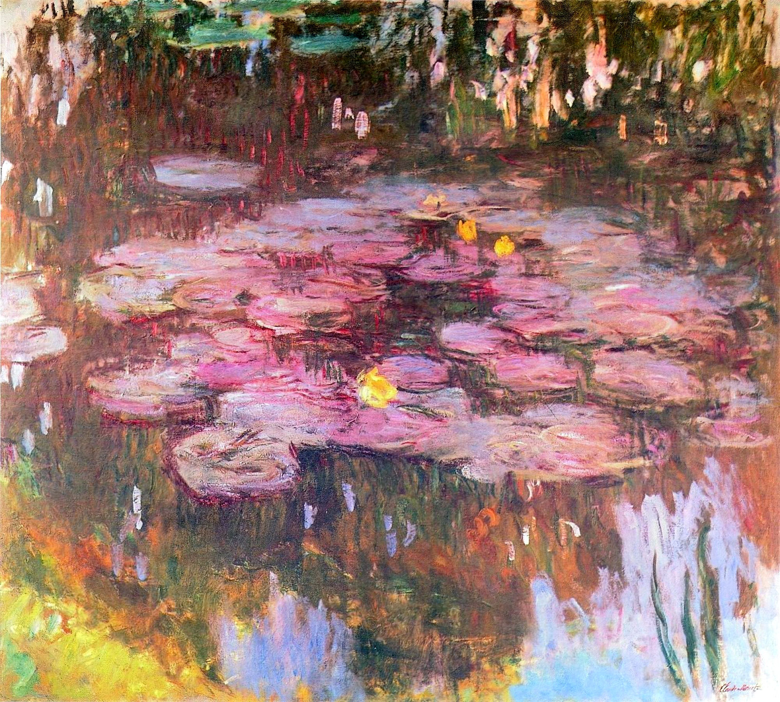 Water Lilies Claude Monet Wikiart Org