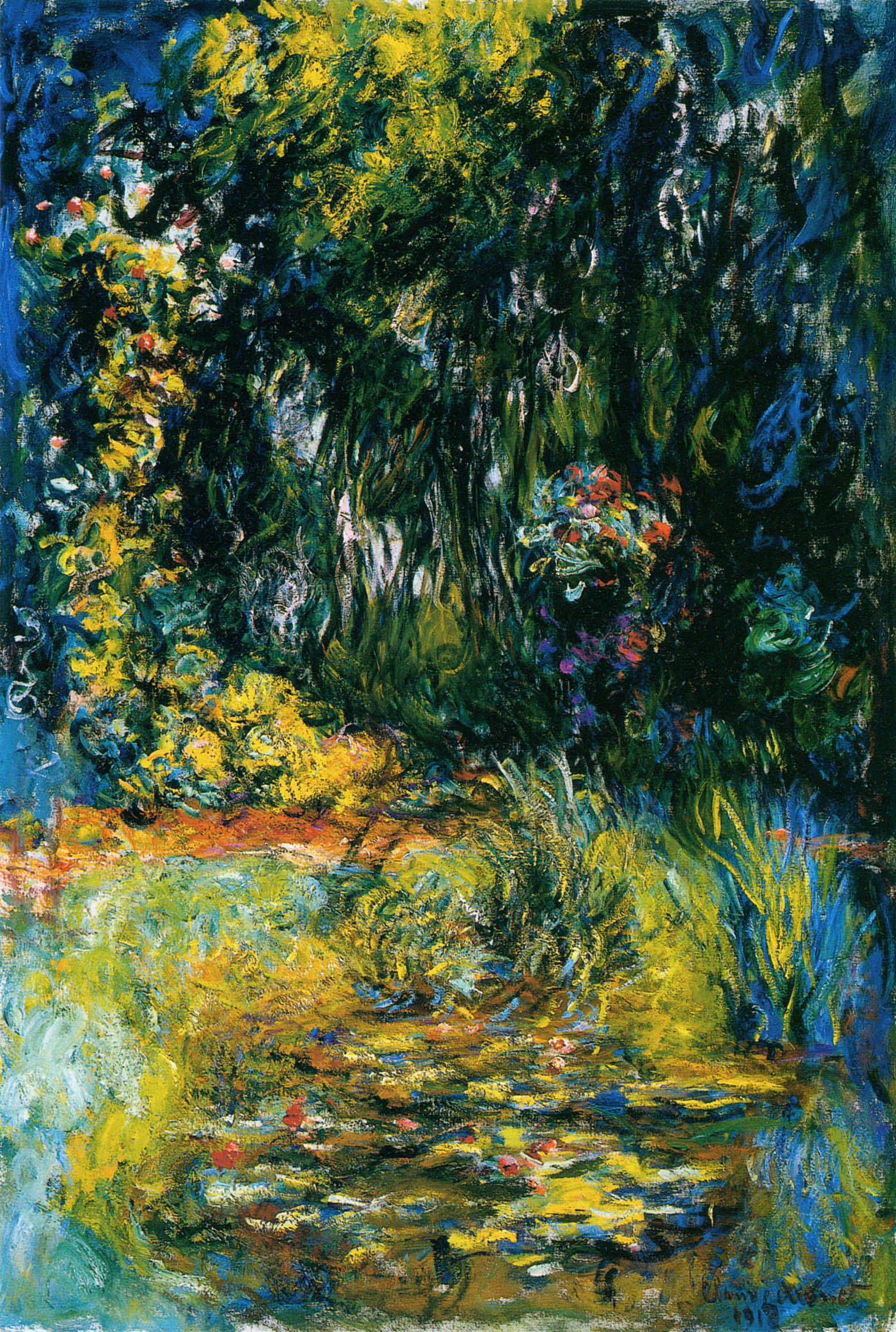 Water Lily Pond, 1918 - Claude Monet - WikiArt.org