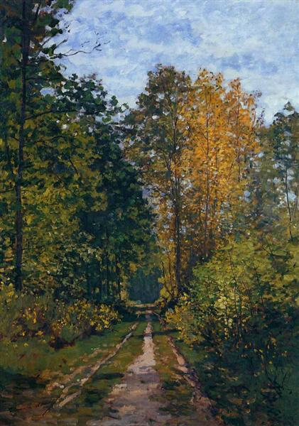 Wooded Path, 1865 - Клод Моне