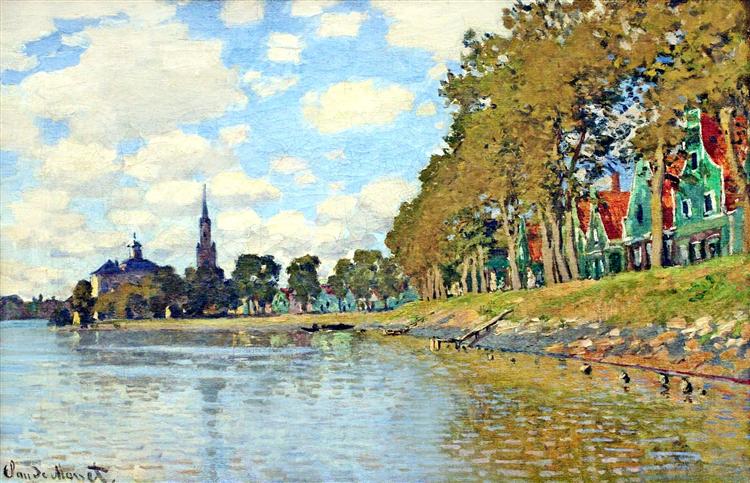 Zaandam, 1871 - Клод Моне