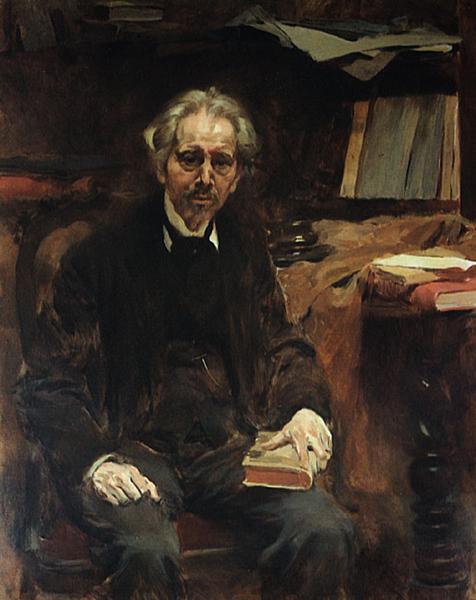 Retrato de Teófilo Braga, 1917 - Columbano Bordalo Pinheiro