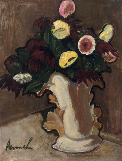 Fleurs: a still life with flowers, 1926 - Констан Пермеке