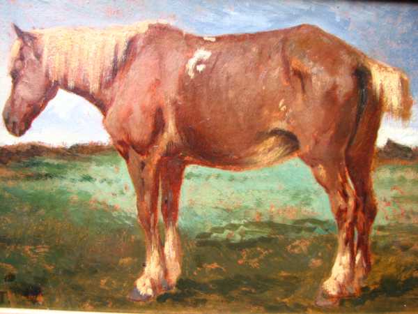 Retrato de um cavalo - Constant Troyon