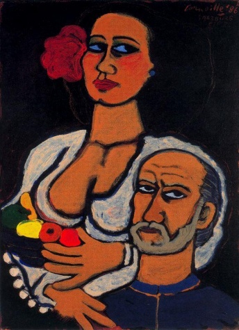 The Artist and His Model, 1986 - Corneille