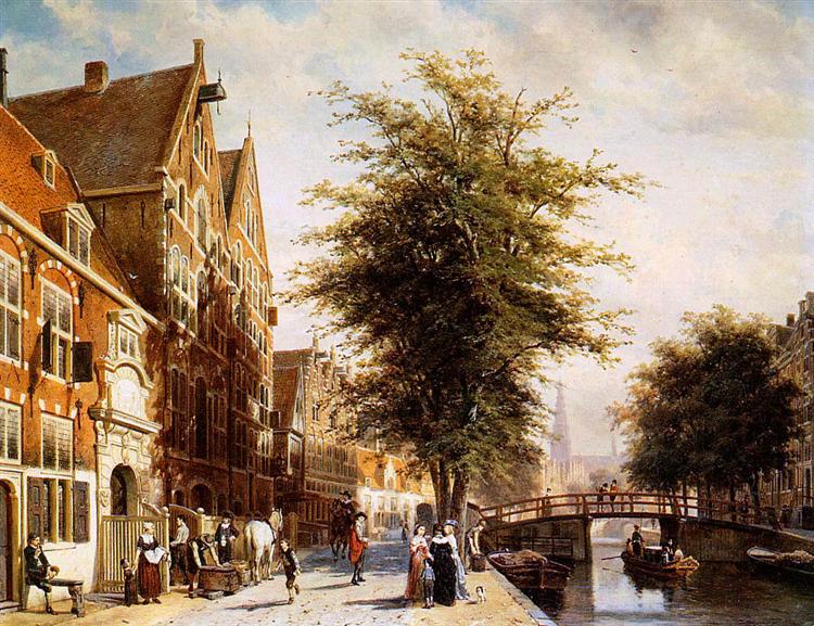 Lombard Voorburgwal Amsterdam - Cornelis Springer