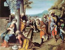 Adoration of the Magi - Antonio da Correggio