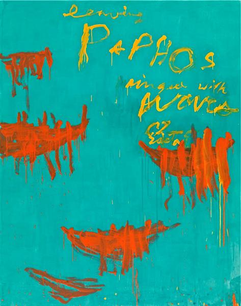 Leaving Paphos Ringed With Waves III, 2009 - Cy Twombly