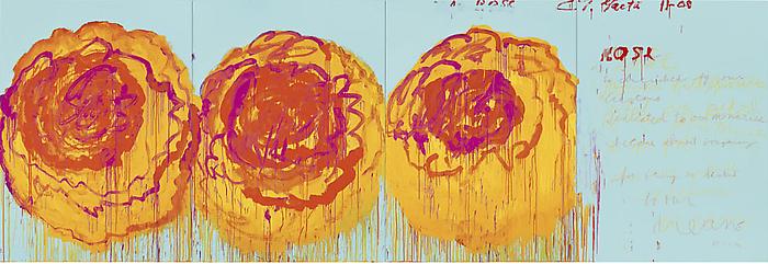 The Rose I 2008 Cy Twombly Wikiart Org