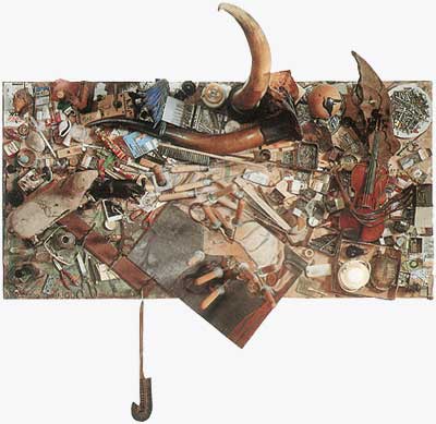 Large work table (Marcel Duchamp remis en place), 1989 - Даниэль Спёрри