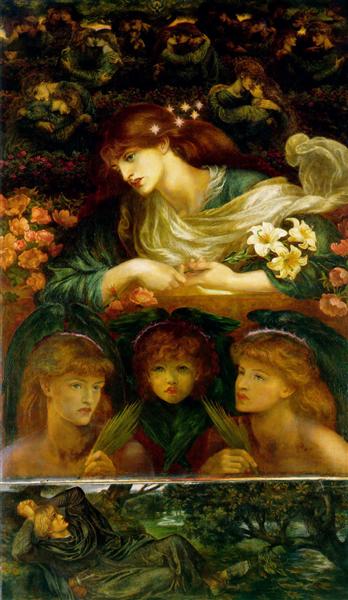 The Blessed Damozel, 1875 - 1878 - Dante Gabriel Rossetti
