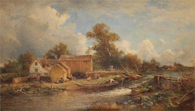 Forge Mill, River Tame, 1888 - David Bates