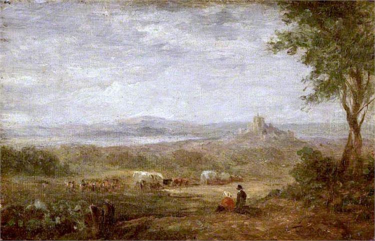 View near Lancaster - David Cox