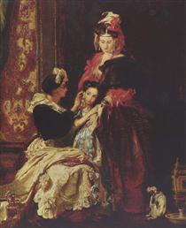 The first earring - David Wilkie