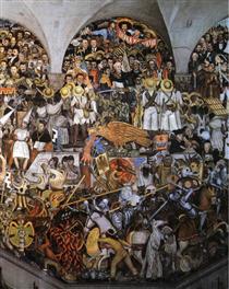 Epopeya del pueblo mexicano - Diego Rivera