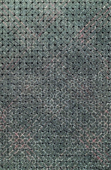 Appearance of Crosses 98-9, 1998 - Ding Yi