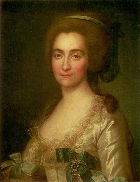 Portrait of E. A. Vorontsova, 1783 - Dmitry Levitzky