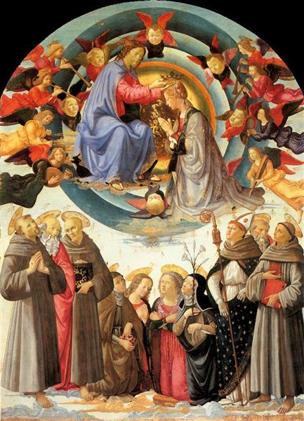Coronation of the Virgin, 1486 - Domenico Ghirlandaio