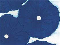 Four Blue Flowers, May 19, 1999 - Donald Sultan