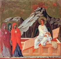 The Three Marys at the Tomb - Duccio di Buoninsegna