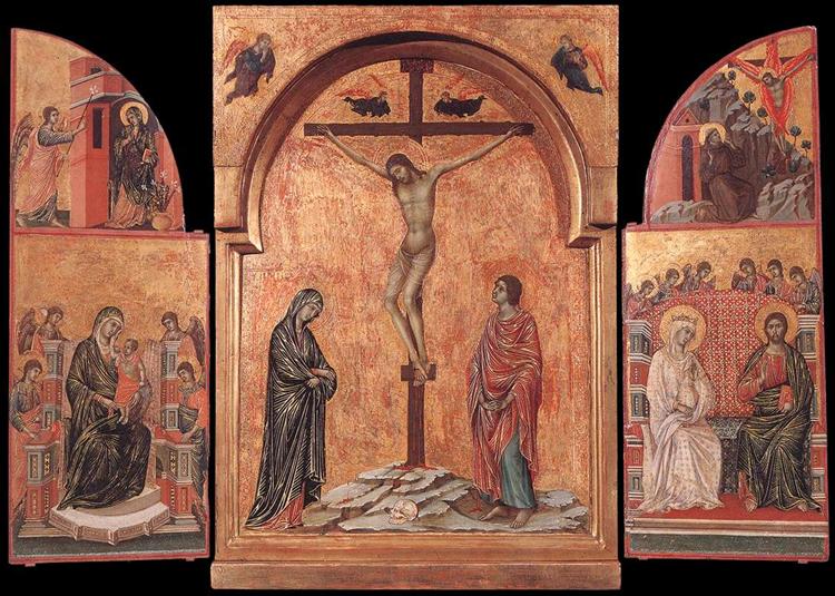 Triptych, 1305 - 1308 - Duccio