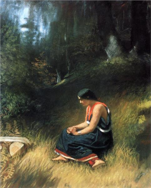 Hiawatha, 1857 - Jonathan Eastman Johnson