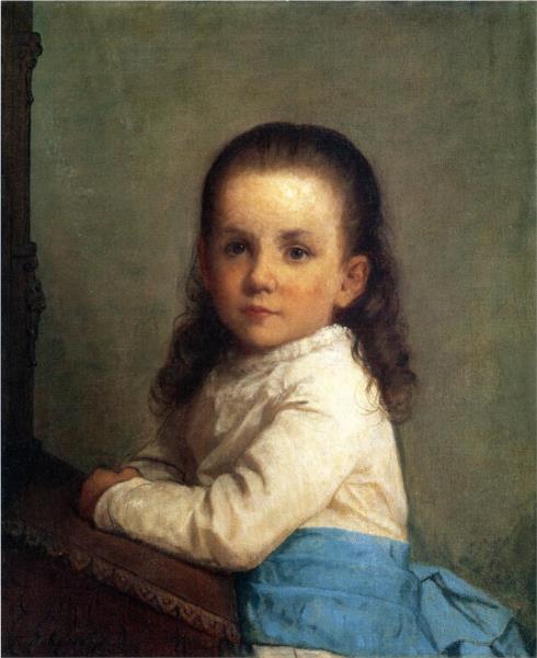 Portrait of Vinnie Packard, 1882 - Jonathan Eastman Johnson