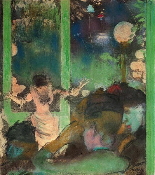 At the Cafe des Ambassadeurs, 1885 - Edgar Degas