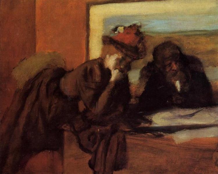 Conversation, 1895 - Edgar Degas