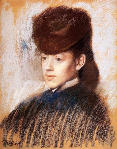 Mademoiselle Malo, c.1877 - Edgar Degas