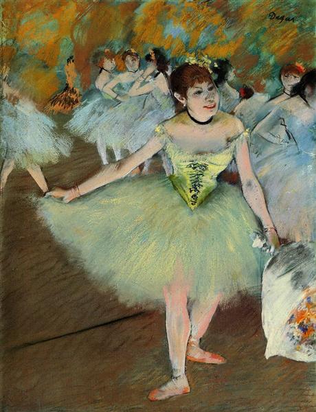 On Stage, c.1879 - c.1881 - Edgar Degas