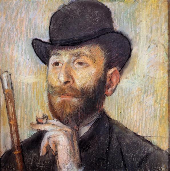 Portrait of Zacherie Zacharian, 1886 - Edgar Degas