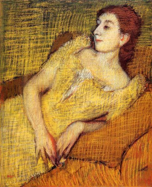 Seated Woman, 1895 - Edgar Degas