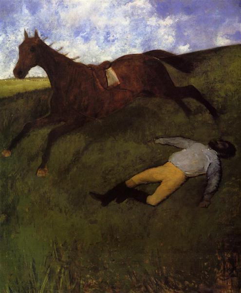 Упавший жокей, c.1896 - c.1898 - Эдгар Дега