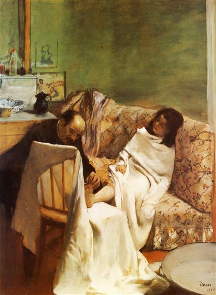Le Pédicure, 1873 - Edgar Degas